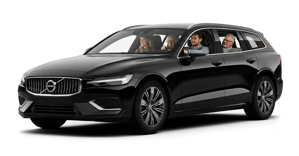 Manchester Airport Taxi Transfer Scene